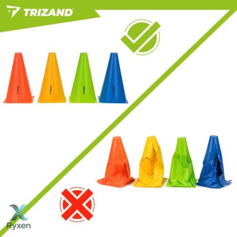 Pachołki treningowe 10szt. Trizand TRIZAND
