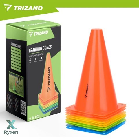 Pachołki treningowe 10szt. Trizand TRIZAND