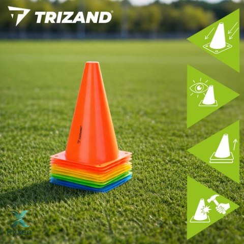 Pachołki treningowe 10szt. Trizand TRIZAND