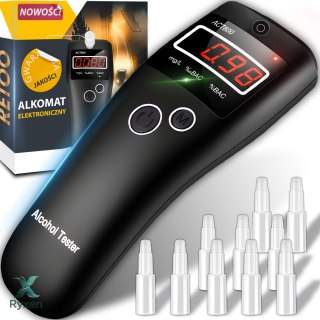 Precyzyjny alkomat kalibracje 5x ustniki tester -e263 RTO