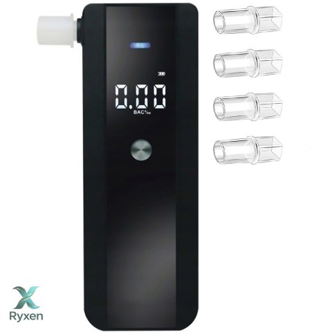 Profesjonalny alkomat elektroniczny kalibracja precyzyjny + 5x ustników RTO