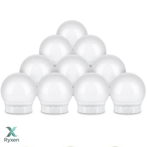 Światełka lampki led na lustro toaletki makijaż 10 poziomów jasności 2 m RTO