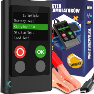 Tester miernik akumulatorów samochodowych samochodu baterii lcd 6v 20v -e656 RTO