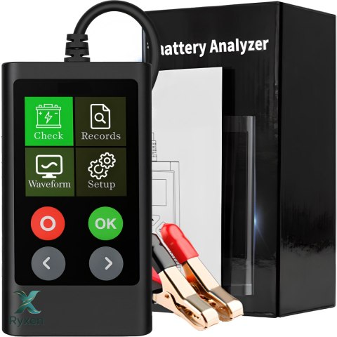 Tester miernik akumulatorów samochodowych samochodu baterii lcd 6v 20v -e656 RTO