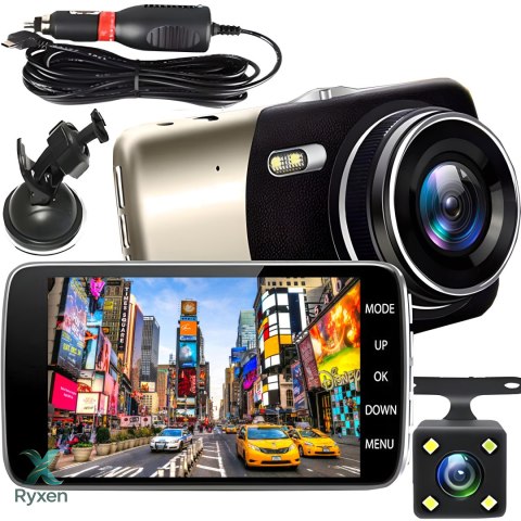 Wideorejestrator samochodowy kamera cofania fullhd RTO