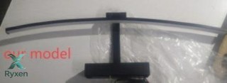ZD198 Lampka ścienna łuk 40cm biała neutralna czarna ATL