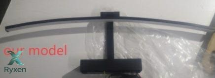 ZD198A Lampka ścienna łuk 60cm biała neutralna czarna ATL