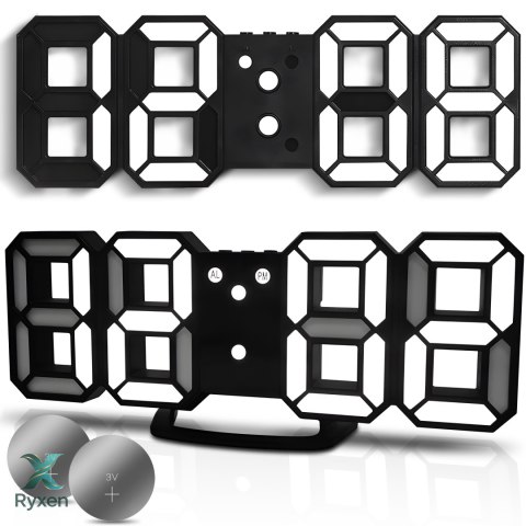 Zegar elegroniczny led budzik termometr alarm data - e290 RTO
