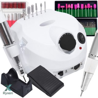 Frezarka do paznokci manicure pedicure żel hybryda 65w mocna+frezy zestaw - ur188 RTO