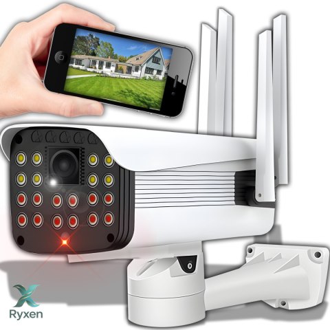 Kamera wifi ip bezprzewodowa zewnętrzna 2mp full hd 1080p smart detekcja sd RTO