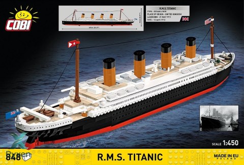 Klocki r.m.s. titanic 848 elementów COBI KLOCKI