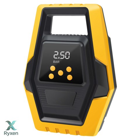 Kompresor samochodowy pompka przenośna el. sprężarka do kół 12v lcd led - er1251 RTO