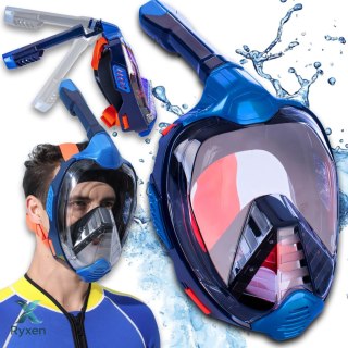 Maska do nurkowania snorkelingu na całą twarz do wody l/xl pełnotwarzowa - sr255 RTO