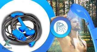 Prysznic turystyczny do kąpania mycia survival biwakowy camping 12v hak RTO