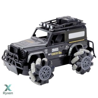 Samochód Terenowy Zdalnie Sterowany RC Obrót O 360° 1:12 Czarny LEAN TOYS