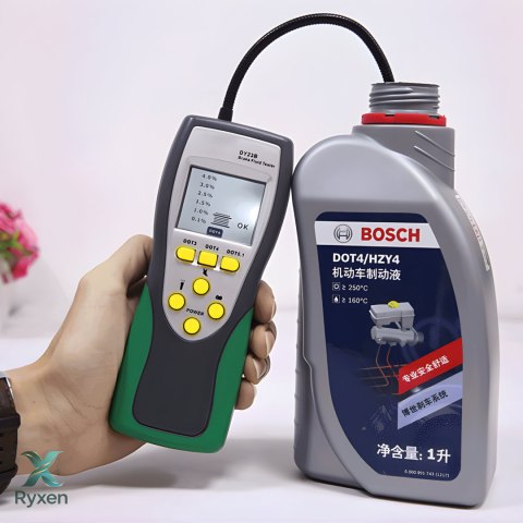Tester płynu hamulcowego cyfrowy lcd dot 3 4 5 miernik z sondą uniwersalny RTO