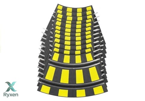 Tor Samochodowy Track Racing Dwa Auta Pętle Zasilacz 565 cm LEAN TOYS