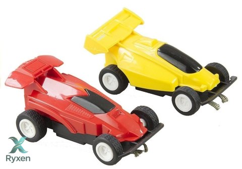 Tor Samochodowy Track Racing Dwa Auta Pętle Zasilacz 565 cm LEAN TOYS