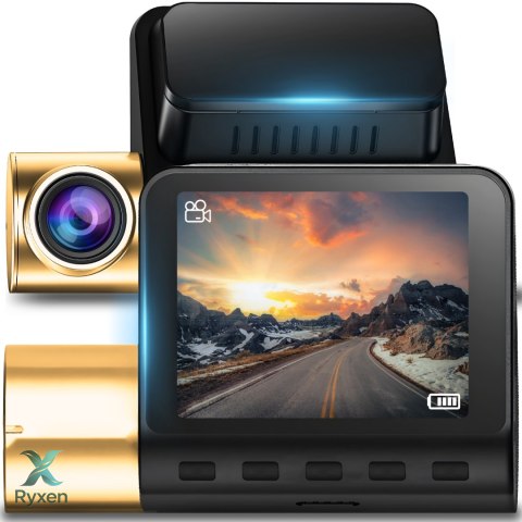 Wideorejestrator samochodowy z wyświetlaczem dash cam gps wifi RTO