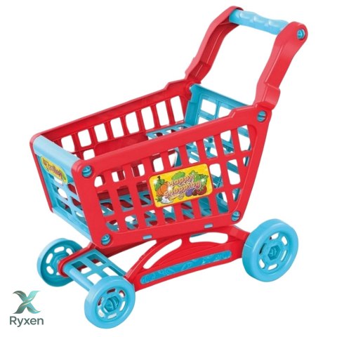 Zestaw Sklepowy Kasa Koszyk Produkty Spożywcze Światła Dźwięki Kolorowy LEAN TOYS