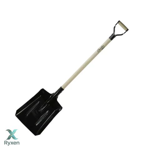 Łopata węglowa iii trzonek drewniany, uchwyt metalowy y Dedra