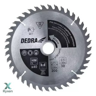 Piła tarczowa do drewna 24z śr.210x30 mm Dedra