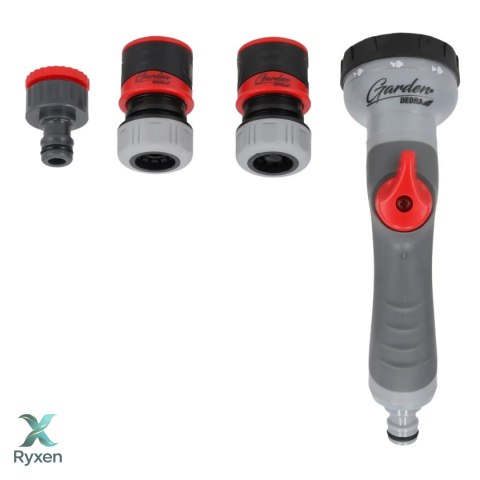 Pistolet zraszający 8-funkcyjny trigger control-zestaw 4cz. Dedra