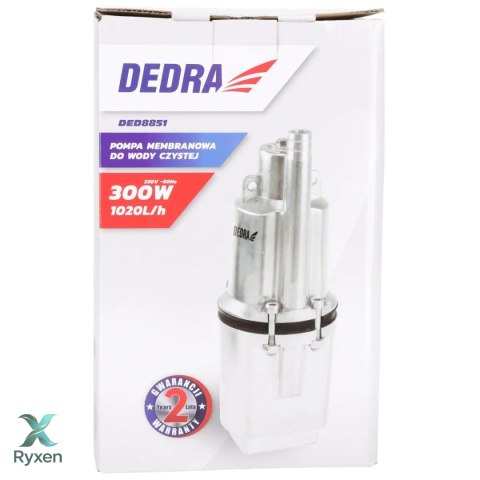 Pompa membranowa 300w do wody czystej Dedra