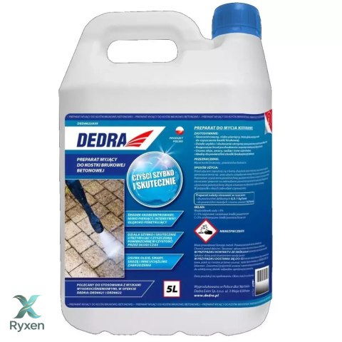 Preparat myjący 5l do kostki brukowej betonowej Dedra