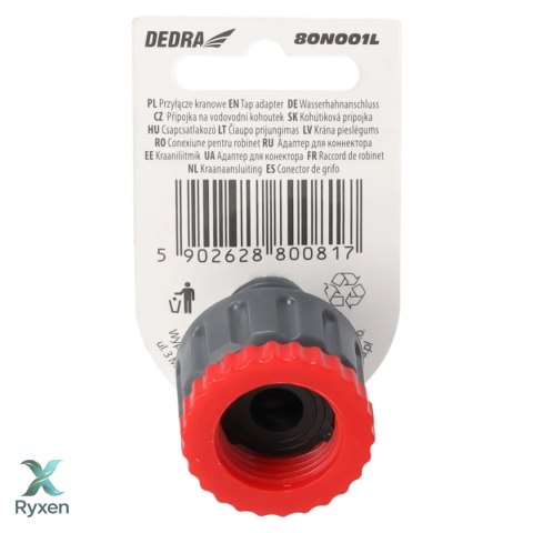 Przyłącze kranowe 1/2"-3/4", pudełko 40 szt Dedra