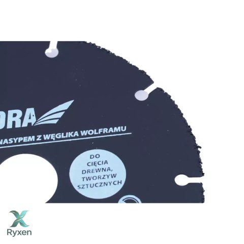Tarcza do cięcia drewna, tworzyw sztucznych 125mm/22,2 Dedra
