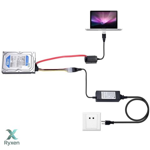 Adapter usb na sata ata ide 2,5 3,5/ usb to sata ata ide 2.5 3.5 adapter RTO