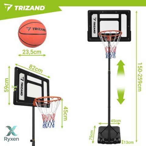 Kosz do koszykówki 259cm Trizand TRIZAND