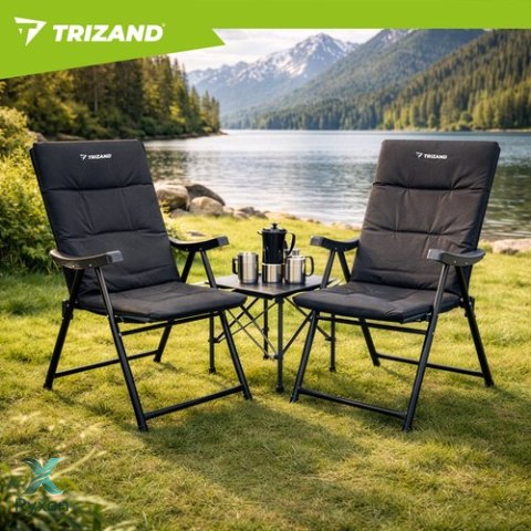 Krzesło turystyczne 59x70x91cm - 2szt.Trizand TRIZAND