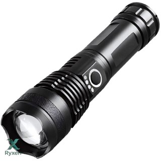 Latarka taktyczna mocna led akumulatorowa survivalowa wojskowa usb 5 trybów - er1264 RTO