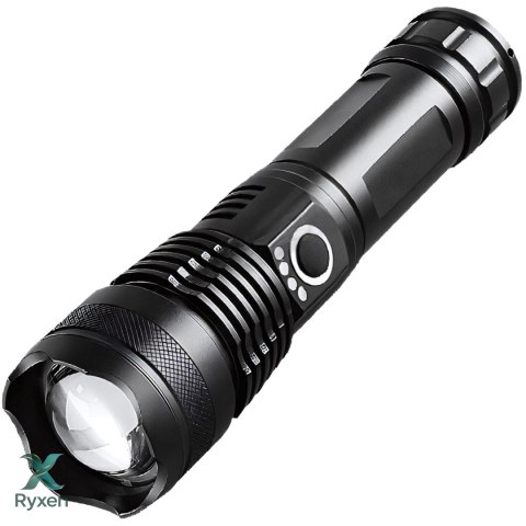 Latarka taktyczna mocna led akumulatorowa survivalowa wojskowa usb 5 trybów - er1264 RTO