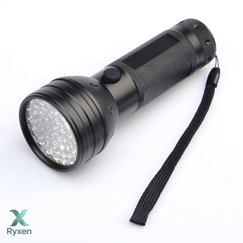 Latarka uv led taktyczna policyjna akumulatorowa szperacz tester bursztynu e858 RTO