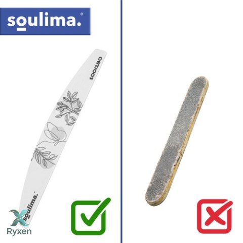 Pilnik do paznokci slim - łódka 100szt. Soulima SOULIMA