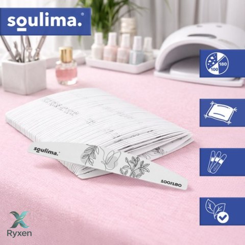 Pilnik do paznokci slim - łódka 100szt. Soulima SOULIMA