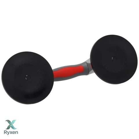Przyssawka do szyb podwójna 2x123mm, max 120kg, alu Dedra