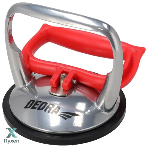Przyssawka do szyb pojedyncza 123mm, max 50kg, alu Dedra