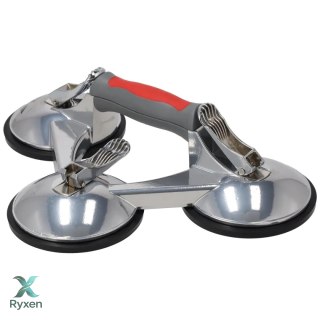 Przyssawka do szyb potrójna 3x123mm, max 180kg, alu Dedra