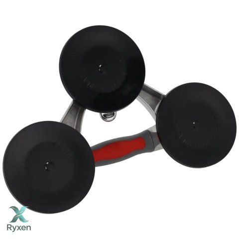 Przyssawka do szyb potrójna 3x123mm, max 180kg, alu Dedra
