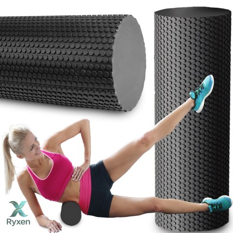 Roller do masażu ćwiczeń roler crossfit wypustki 45x15cm wałek piankowy eva RTO