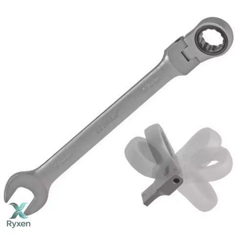 13mm crv klucz płaski grzechotka-przegub Dedra