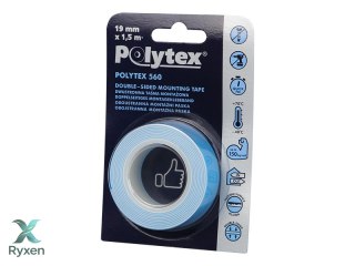 2910# Taśma dwustronna montażowa 19mmx1,50m polytex 560 Blow