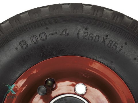 69-021# Koło 26cm do taczki wózka 260x85 3.00/4 czerwone Blow