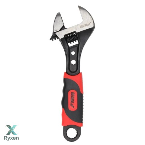 Klucz nastawny 150mm, 0-19mm, stal crv, uchwyt gumowany Dedra