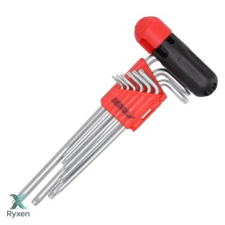 Klucze torx crv, 9szt. Dedra