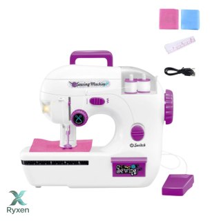 Maszyna Do Szycia Dla Dzieci Nici Materiał Światła Dźwięki LEAN TOYS